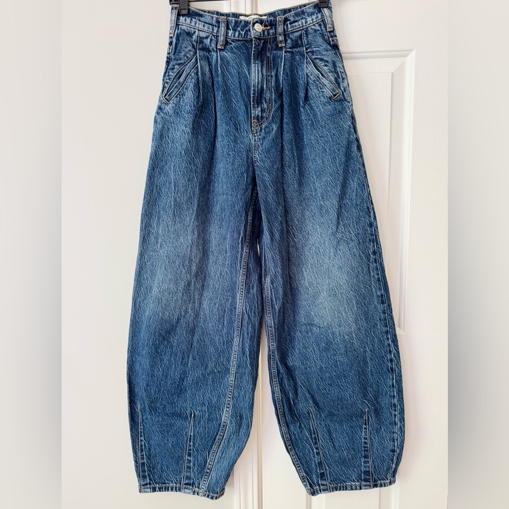 Free People Relaxed Denim Boyfriend Jeans - Picture 3 of 10